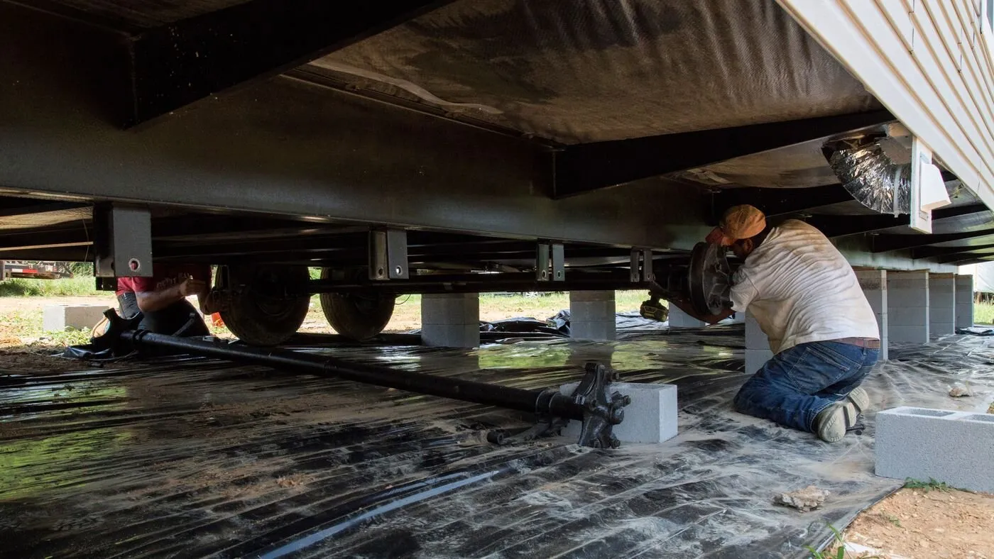 Trailer Home Movers Mobile home leveling Near Me